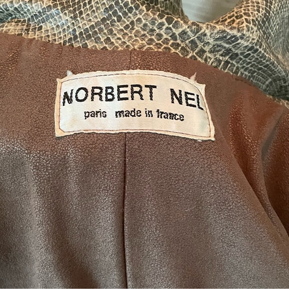 Vintage 1960s French Snakeskin Trench Jacket - Picture 6 of 6